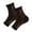 Black BrownS/M, variant on UDIYO Unisex Anti-fatigue Sports Compression Foot Ankle Sleeve Support Brace Socks