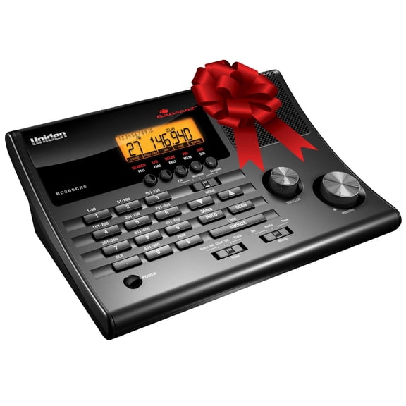 Uniden BC365CRS 500-Channel Scanner with Alarm Clock, Backlit LCD, and Weather Alert