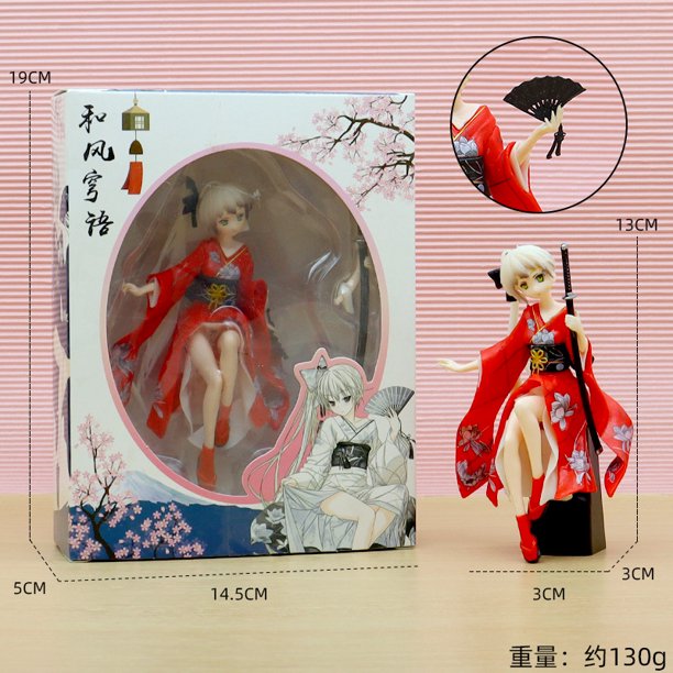 Modelo Yuanzhikongqiongmei figura de mano bidimensional linda chica horneando pasteles y vistiendo adornos de coche