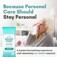 thumbnail image 5 of Nurture Ultra Thick Adult Body Wipes, 120 Extra Large Disposable Wet Cleansing Cloths with Aloe Vera, No Rinse Bath Wipe for Women, Men & Elderly, 5 of 13