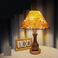 thumbnail image 4 of Lámpara de mesa decorativa retro con diseño de peonía for dormitorio, mesita de noche, sala de estar y estudio., 4 of 7