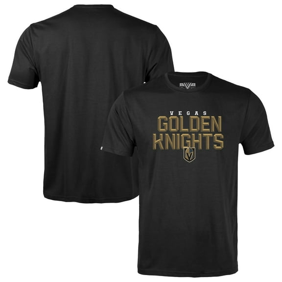Youth Levelwear Black Vegas Golden Knights Little Richmond Carve T-Shirt