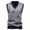 Dark Gray C, variant on Rohuuque Men's Sleeveless Sweater Vest Elastic V-Neck Knit Argyle Sweater Sleeveless Fall Winter Vintage Tank Tops Base Layer Dark Gray C