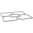 thumbnail image 6 of 78 3/4"W x 78 3/4"H x 3/8"T King Size Olivia Decorative Fretwork Wood Ceiling Panels, Red Oak, 6 of 10