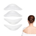 thumbnail image 1 of 2 Pares de Almohadillas de Silicona para Ropa de Mujeres, Almohadillas Antideslizantes Reutilizables Invisibles Transpirables para Vestido, Camiseta, Suéter, Transparente 0.6cmx10cm, 1 of 7