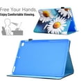 thumbnail image 3 of Allytech iPad 9.7" Case, iPad Air 1 2 Case, Slim Fit Flip Multi Angle Stand Smart Cover Auto Sleep Wake Shockproof Protection Anti-scratch Case for Apple iPad 6th 5th Gen - Sunflower, 3 of 7