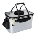thumbnail image 1 of Cubo de pesca plegable Strade Fareast Limited Bolsa de pesca EVA Gris medio, 1 of 8