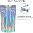 thumbnail image 3 of CCOCC 2026 New Resealable Smell Proof Bags,Silver Zip Lock Pouches Stand Up Mylar Bags for Home Kitchen,Sample,Herb,Jewellery,Candy,Coffee Beans Bags(100,9.5Cm X 15Cm)100Pcs, 3 of 6