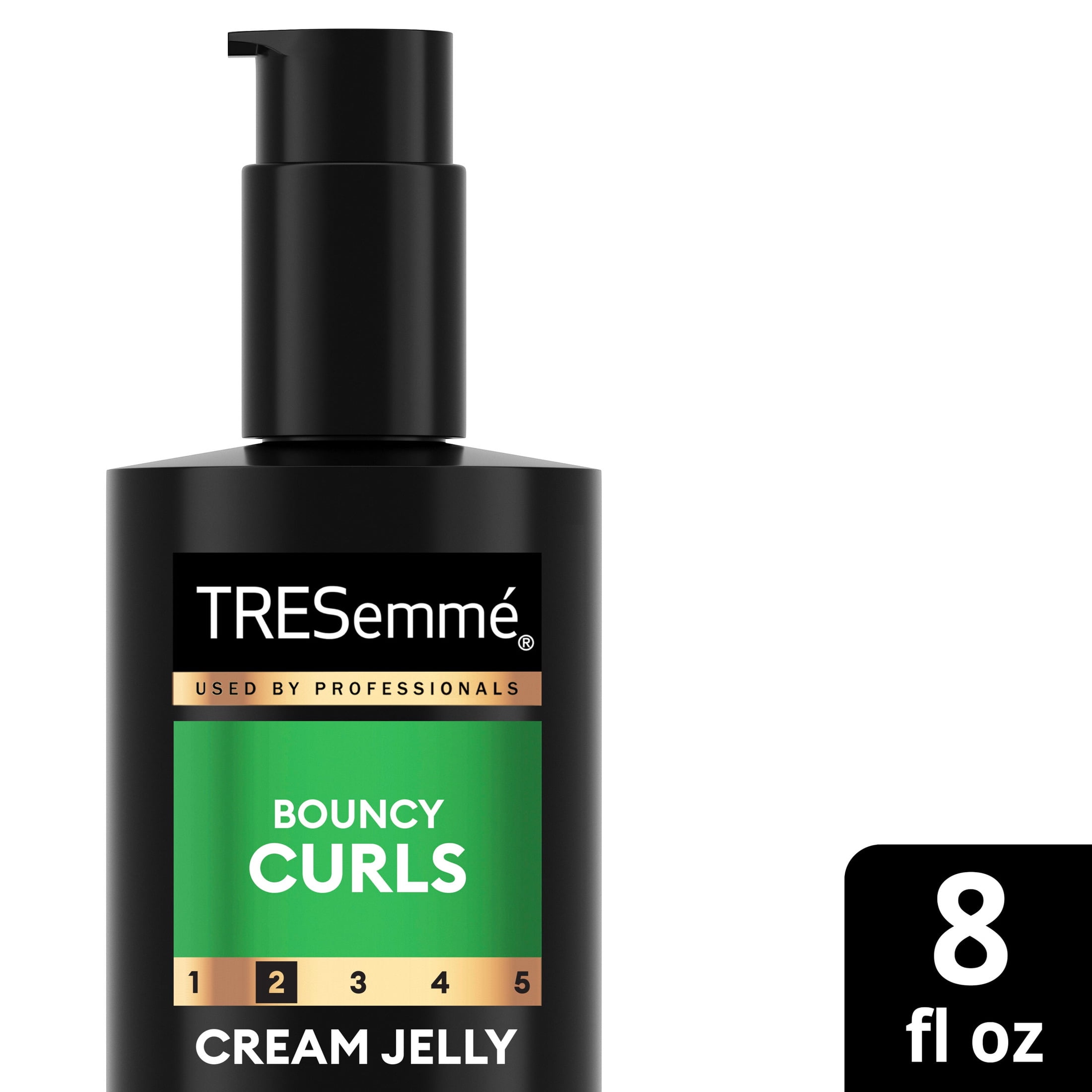 (4 pack) TRESemmé Styling Aid for Lightweight + Curl Hydration + Touchable Hold Bouncy Curls with Peptide Blend, 8 fl oz 1 count