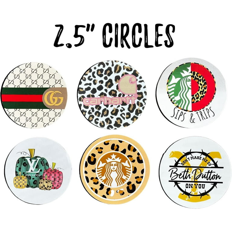 Freshie Cardstock Cut Out Rounds Circles Boujee Brands 2.5 Cutout Random  Mixed 12 pk Mom Life, Mama, Manly, Motorcycle, Pumpkin Spice Latte Bake  with Scented Beads Silicone Molds with Hole 