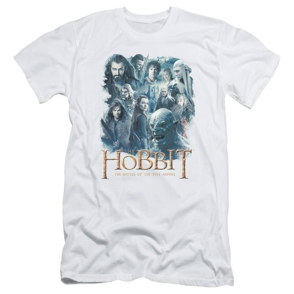 Hobbit - Main Characters - Slim Fit Short Sleeve Shirt - XX-Large