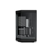 HYTE Y70 CS-HYTE-Y70-B Dual Chamber Mid-Tower ATX Case with PCIe 4.0 Express Riser Cable Included, Black