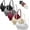 Multicolor D, variant on Wireless Sleeping Nursing Bras with Bra Extenders, 5 Pack