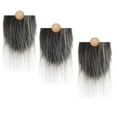 thumbnail image 4 of 3x de Gnomo Bolas de Madera Adorno de de Madera Decoración de Navidad , Estilo A G Soledad Barbas de gnomo, 4 of 6