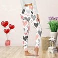 thumbnail image 3 of ketyyh-chn99 Valentines Day Cotton Leggings for Women High Waist Pack Womens Leggings Valentine Day Cute Print Casual Comfortable Home Leggings Boot, 3 of 4