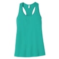 thumbnail image 5 of Yellow Rooster Women's Jersey Racerback Female Tank Teal Small, 5 of 6
