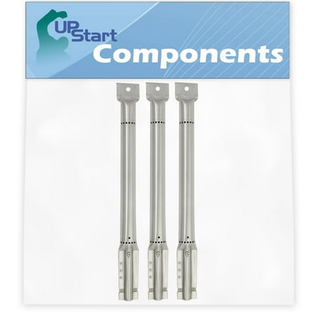 

3-Pack BBQ Gas Grill Tube Burner Replacement Parts for Master Chef G45124 - Compatible Barbeque Stainless Steel Pipe Burners