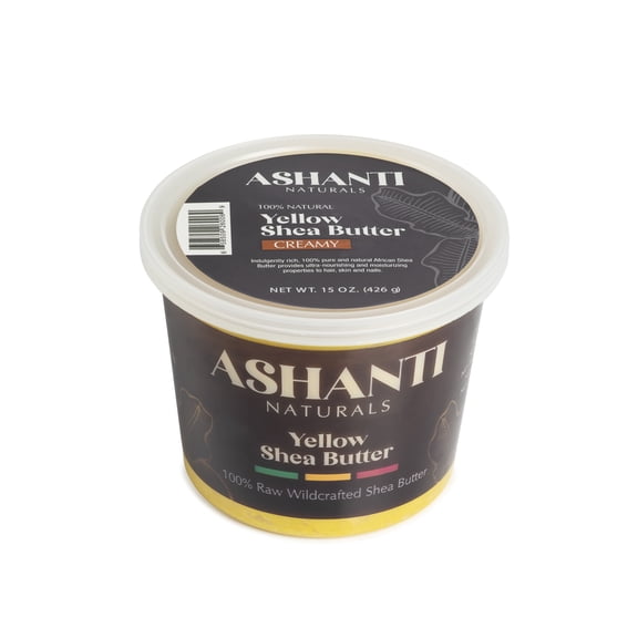 Ashanti Naturals Yellow Shea Butter Creamy 15 oz