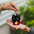 thumbnail image 4 of Hearth & Gear Soft Adorable Black Keychain Handmade Crochet Strap Cute Stuffed Animal For, 4 of 5