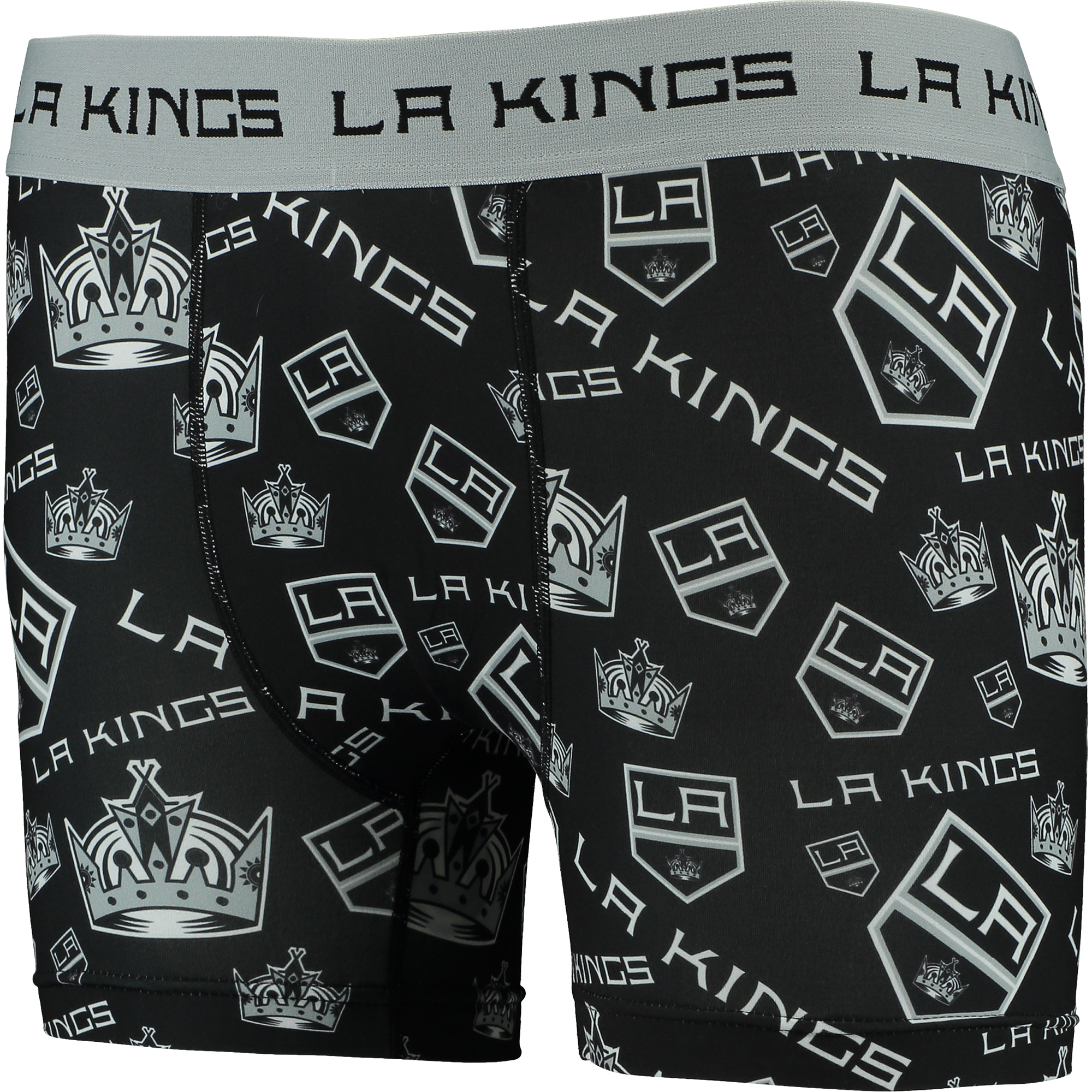 Los Angeles Kings Klew Repeat Logo Compression Underwear Black Gray by TEAM BEANS INC/FOREVER COLLECTIBLES