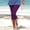 05 Purple, variant on Feimerou Womens Capri Pants Drawstring Hem Knee Length Capris High Waisted Soft Stretch Yoga Pants Summer Casual Crop Beach Pants