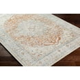 thumbnail image 5 of Mark&Day Washable Rugs, 2x4 Hollyvilla Traditional Beige Area Rug, Beige Blue Orange Carpet for Living Room, Bedroom or Kitchen (2'3" x 3'9", Machine Washable), 5 of 8
