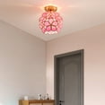thumbnail image 4 of Modern Ceiling Light Fixture Crystal Chandelier for Hallway Entryway Foyer Corridor Stairwell Porch Balcony Interior Home Decoration Lighting, 4 of 6