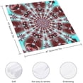 thumbnail image 2 of Cloth Napkins Abstract Flower Soft Comfortable Napkins 4 Pack for Family Dinners Weddings Cocktail Kitchen Banquet Decorative Washcloths, 2 of 6