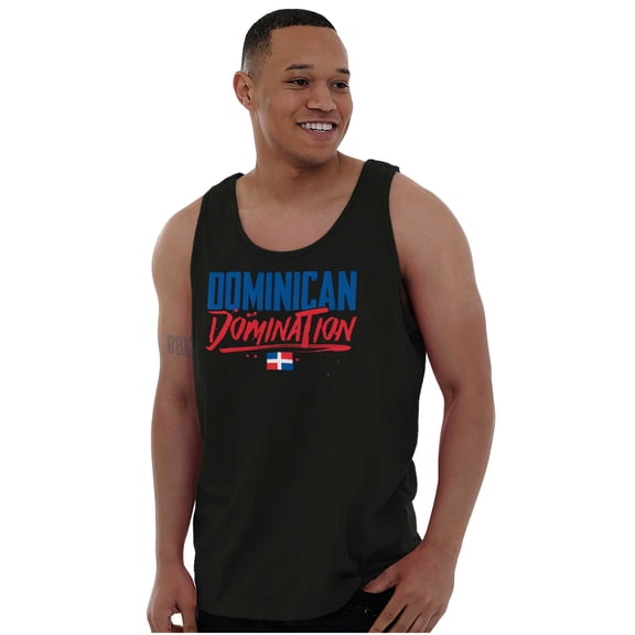 Dominican Domination Proud Loud DR Tank Top T Shirts Men Women Brisco Brands S