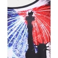 thumbnail image 3 of Camiseta con Estampado de Bandera de Estados Unidos en Talla Extra Rosegal  Camisetas tallas grandes, 3 of 5