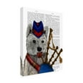 thumbnail image 2 of Trademark Fine Art 'West Highland Terrier And Bagpipes' Canvas Art by Fab Funky, 2 of 3