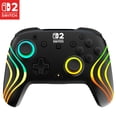 thumbnail image 1 of Turtle Beach Afterglow Wave Wireless RGB Gaming Controller (Black) - Officially Licensed for Nintendo Switch 2, Nintendo Switch - Customizable Lighting, TMR Sticks, RBG, 1 of 17