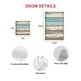 thumbnail image 7 of Farmhouse Blue Grey Brown Kitchen Dish Towels for Drying Dishes Set of 3, Vintage Ombre Wooden Waffle Weave Microfiber Hand Tea Bathroom Towels Quick Dry & Absorbent Towel 12x12, 7 of 7