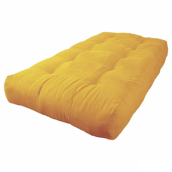 Blazing Needles Vitality 10-inch Microsuede Twin-size Futon Mattress - Lemon - Lemon