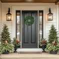 thumbnail image 3 of Northlight 24" Prelit Royal Oregon Pine Artificial Christmas Wreath - Clear Lights, 3 of 6