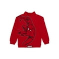 thumbnail image 2 of Spider-Man Boys Long Sleeve Half Zip and Matching Short, 2-Piece Set, Sizes 4-18, 2 of 3