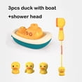 thumbnail image 1 of Baño juguetes de baño pato de pista bañera niños agua herramienta para juegos de baño pared de la Ducha conjunto de succión de juguete de baño para los niños Gong Bohan LED, 1 of 2