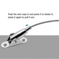 thumbnail image 3 of 10m Stainless Steel Wire Rope Coated 2 Mm Steel Rope Adjustable Curtain Rope Rope With Mounting, 3 of 5
