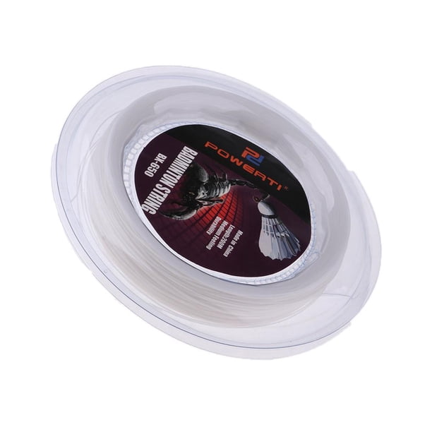 Raqueta de bádminton ligera, de alta rigidez y alta resistencia, con cuerdas resistentes (4 colores) Blanco