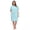 Royal Blue Plaid, variant on Casual Nights Breathable Easy Care Nursing Pockets Floral Print Casual Everyday Holiday Mother's Day Sleepwear Robe (Women's) 1 Pack