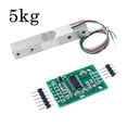 thumbnail image 2 of Load Cell Weight Sensor 1KG 2KG 3KG 5KG 10KG 20KG HX711 AD Module Aluminum Alloy Weighing Pressure Sensor Electronic Scale, 2 of 7