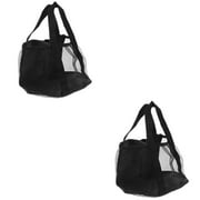 Bowling Tote Bag Multi-use Gym Mesh Sports Ball 2 PCS Handbag Handbags Craftastic Technics Portable Individual Man