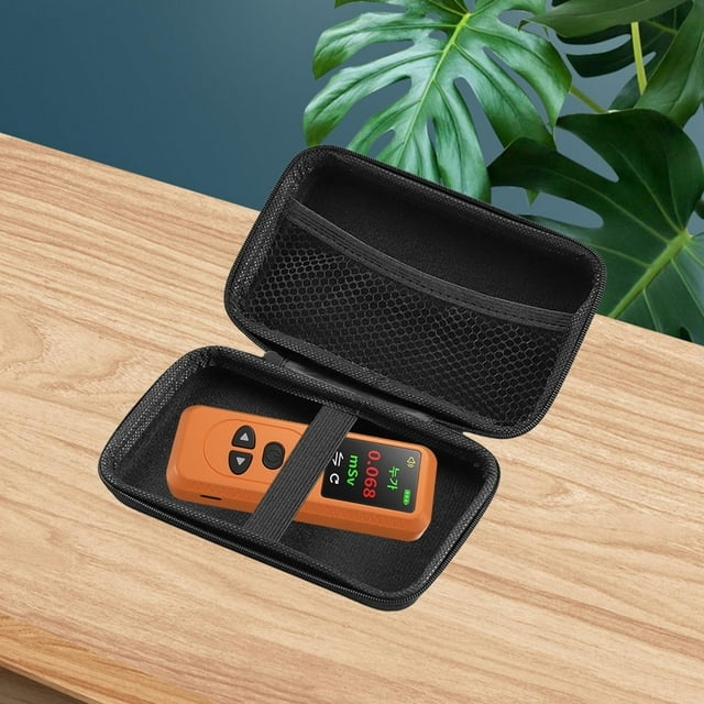 Estuche Protector Duro Shamjiam para Probador Geiger de Mano Monitor de Radiación Negro