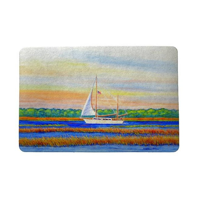 Betsy Drake DM1075 18 x 26 in. Marsh Sailing Door Mat