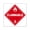 White, variant on CafePress - Red Flammable Warning Sign Square Sticker 3 X 3 - Square Sticker 3" x 3"