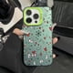 thumbnail image 3 of Funda IMD plateada electrochapada estilo navideño con copos de nieve de invierno para iPhone 16 15 14 11 12 13 Pro Max 7 8 Plus X XS XR, 3 of 5