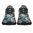 thumbnail image 5 of Louisiana Happy New Year Pelican Shoes Sneakers Black Size 7.5, 5 of 7