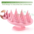 thumbnail image 5 of Cepillo de champú masajeador para el cuero cabelludo con cerdas de silicona suave, exfoliante para el cuero cabelludo para mujeres y hombres, tratamiento de caspa, 5 of 5