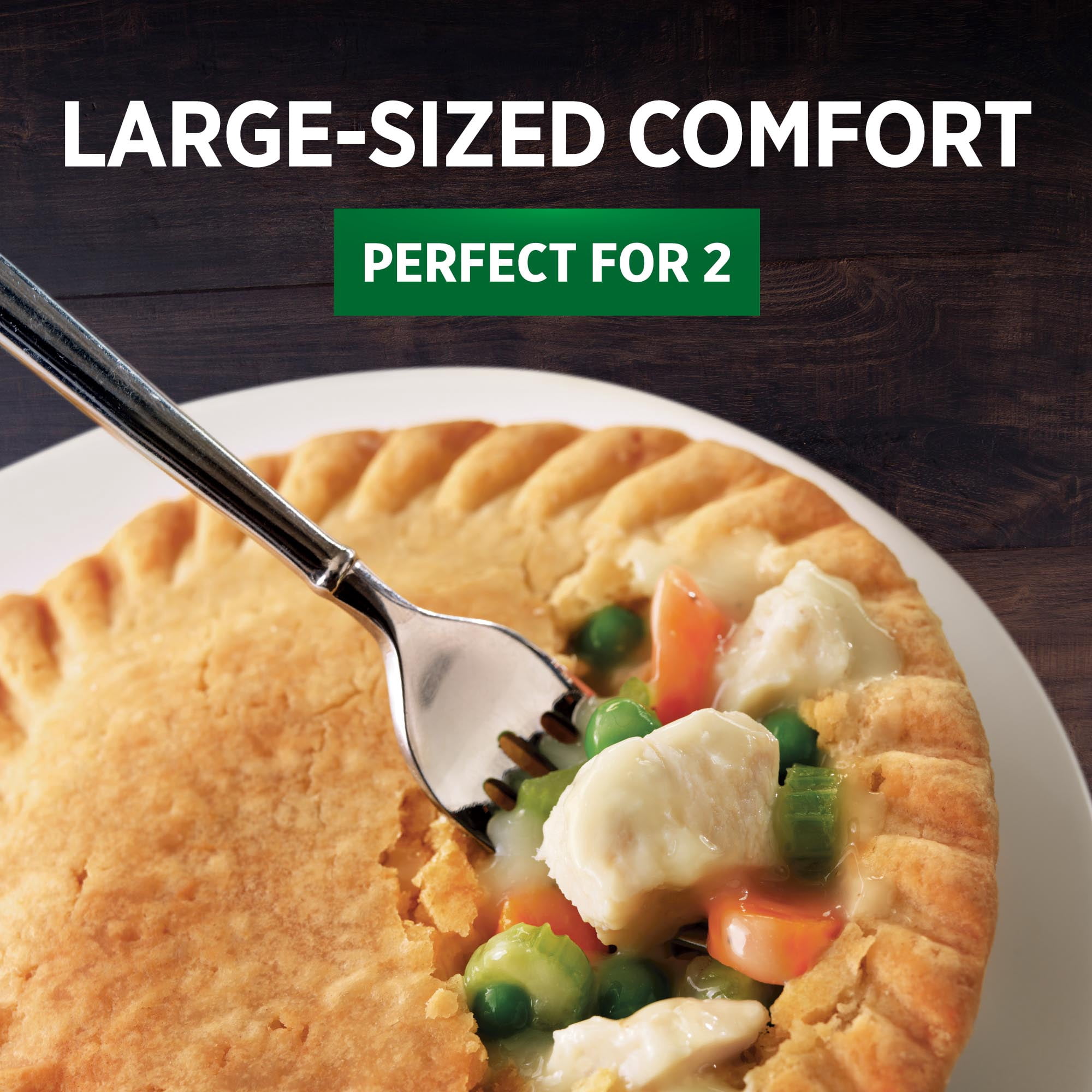Marie Callender’s Chicken Pot Pie, Large Size, Frozen Meal, 15 oz.