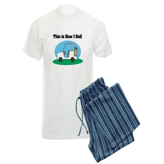 CafePress - How I Roll (Golf Cart) - Men's Light Pajamas